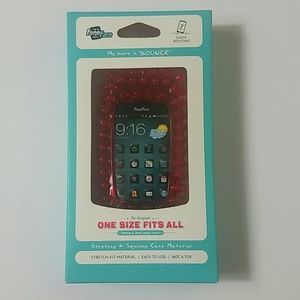 Foneface red one size squishy phone case